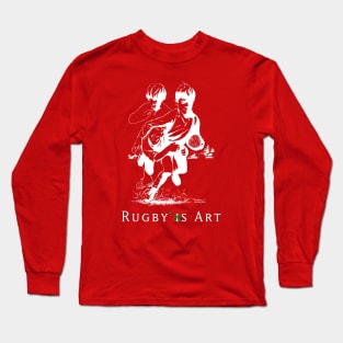 Rugby Junior Tackle C by PPereyra Long Sleeve T-Shirt